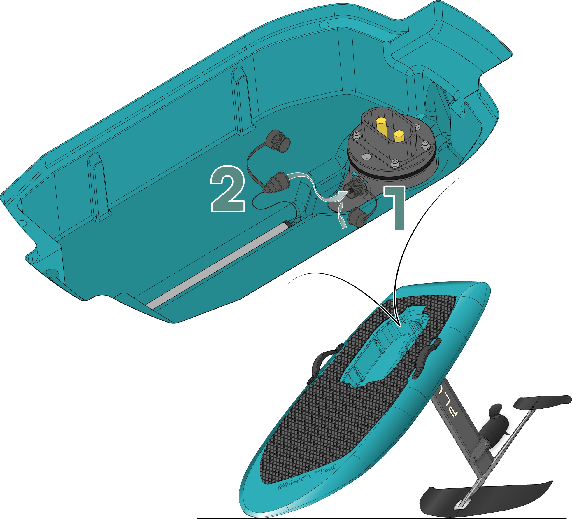 Connecting the antenna